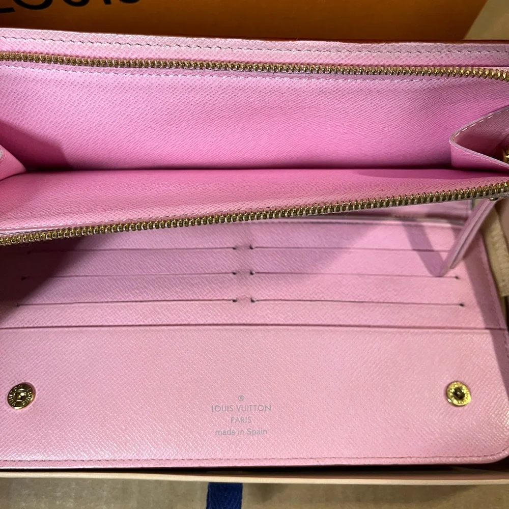 Louis Vuitton Monogram Multicolor insolite Wallet White and Litchi - Picture 6 of 15